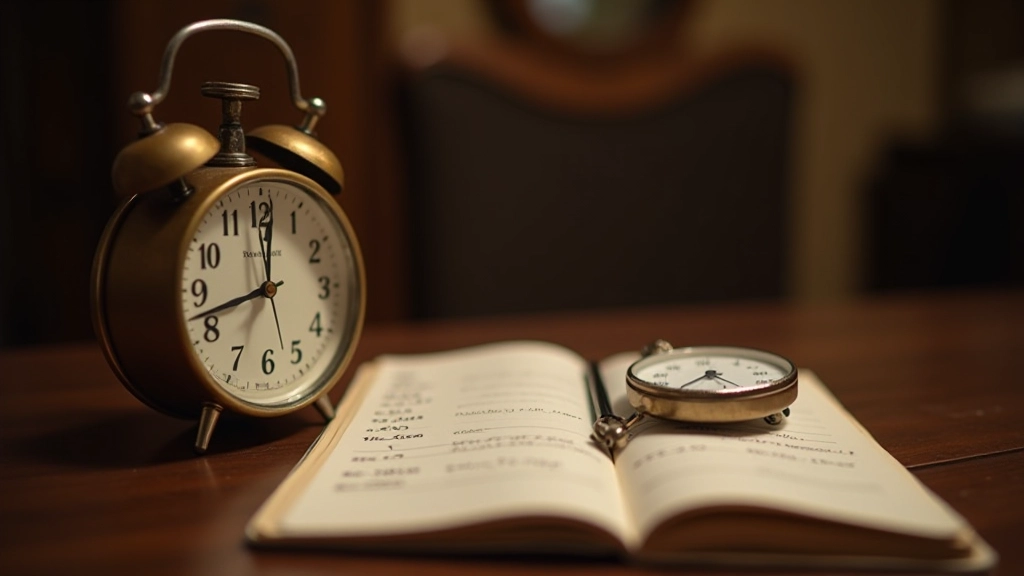 Clock and timer showing mystery party timeline with key moments marked for clue distribution and team activities